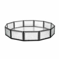 12" Etched Round Glass Tray by Ashland®