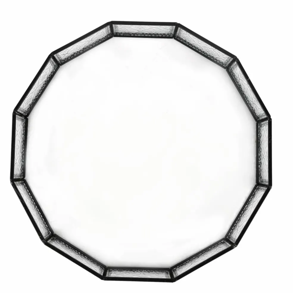 12" Etched Round Glass Tray by Ashland®