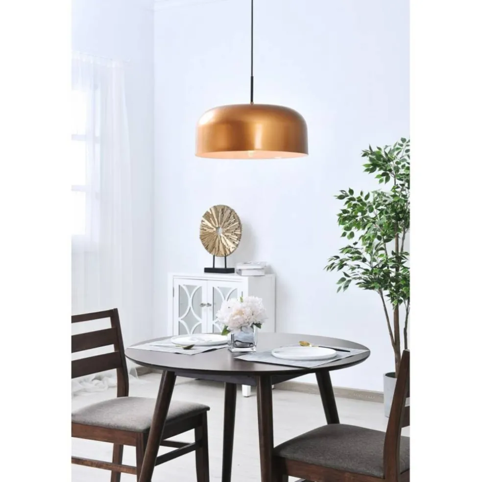 Etude 1 light satin gold Pendant