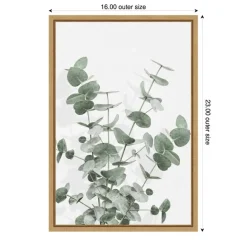 Eucalyptus Creative 16 by Pictufy Studio III Framed Canvas Wall Art
