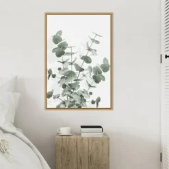 Eucalyptus Creative 16 by Pictufy Studio III Framed Canvas Wall Art