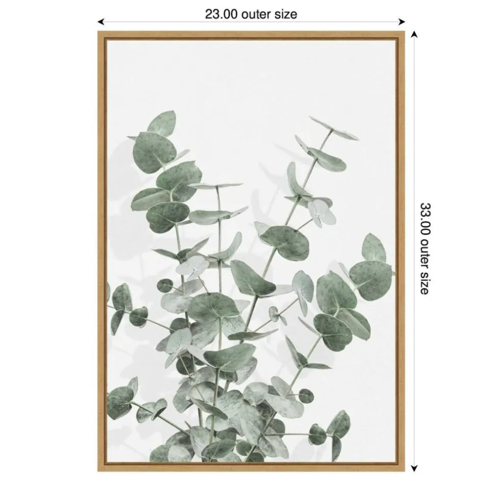 Eucalyptus Creative 16 by Pictufy Studio III Framed Canvas Wall Art