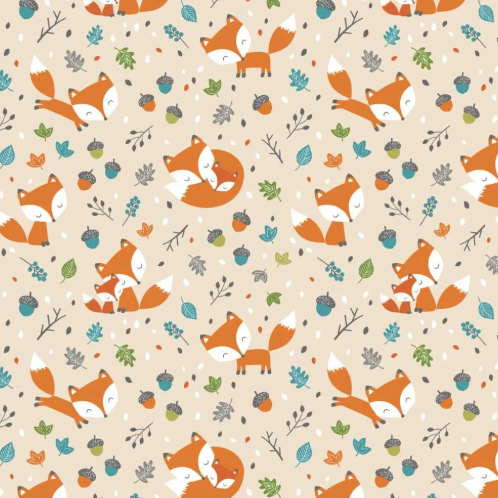 Eugene Textiles Baby Fox Flannel