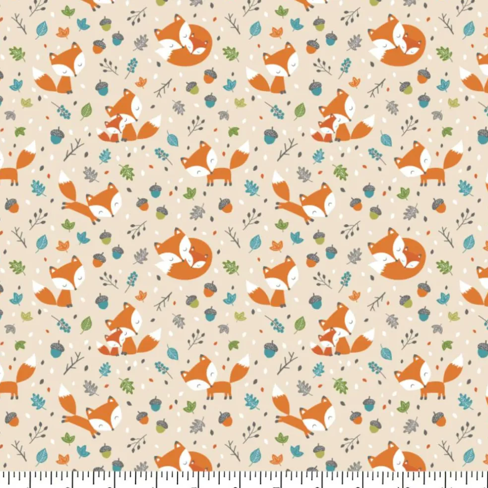 Eugene Textiles Baby Fox Flannel