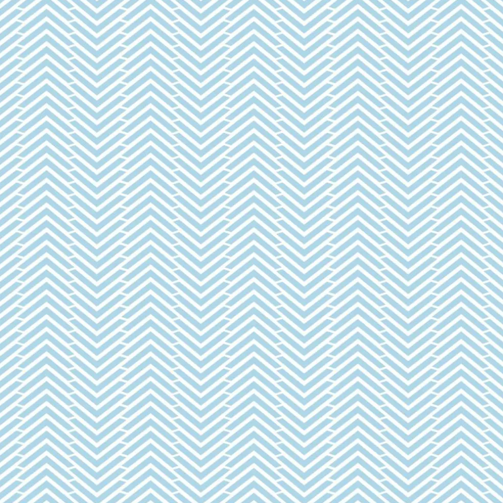 Eugene Textiles Blue Herringbone Cotton Flannel