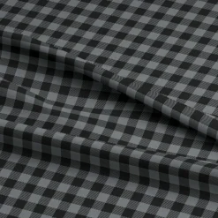 Eugene Textiles Gray Plaid Print Craft Fabric