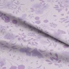 Eugene Textiles Monochrome Purple Floral Cotton Quilting Fabric