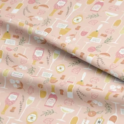 Eugene Textiles Press for Champagne Cotton Quilting Fabric