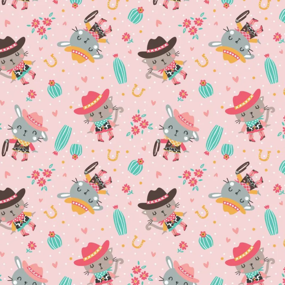 Eugene Textiles Wild West Sweethearts Flannel