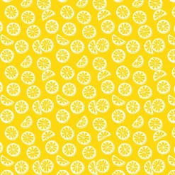 Eugene Textiles Yellow Lemon Cotton Quilting Fabric