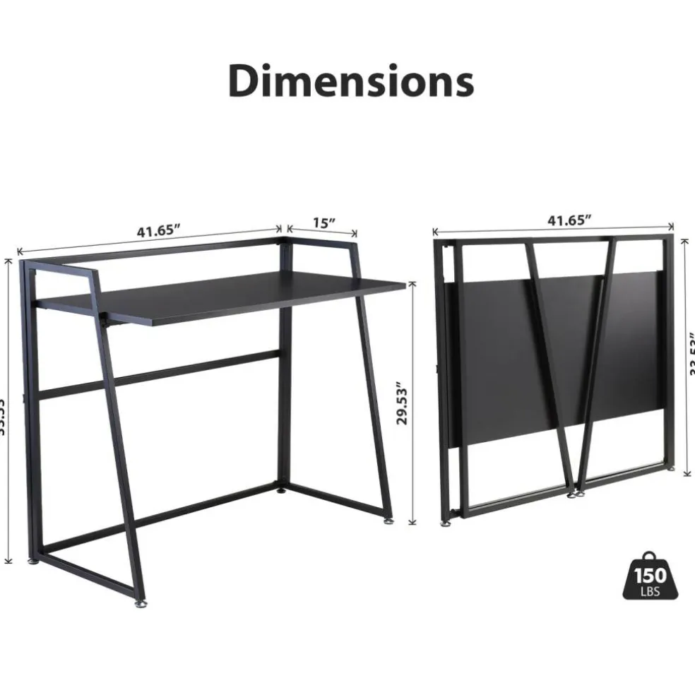 Eureka Ergonomic 41x20 Folding Computer Desk