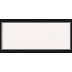 Eva Narrow Framed Corkboard, White Cork