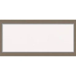 Eva Narrow Framed Corkboard, White Cork