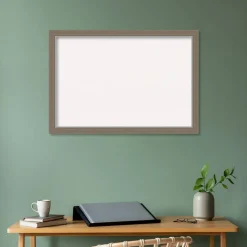 Eva Narrow Framed Corkboard, White Cork