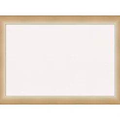 Eva Narrow Framed Corkboard, White Cork