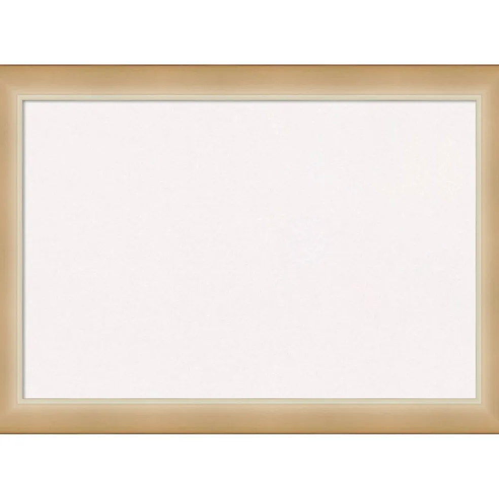 Eva Narrow Framed Corkboard, White Cork