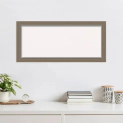 Eva Narrow Framed Corkboard, White Cork