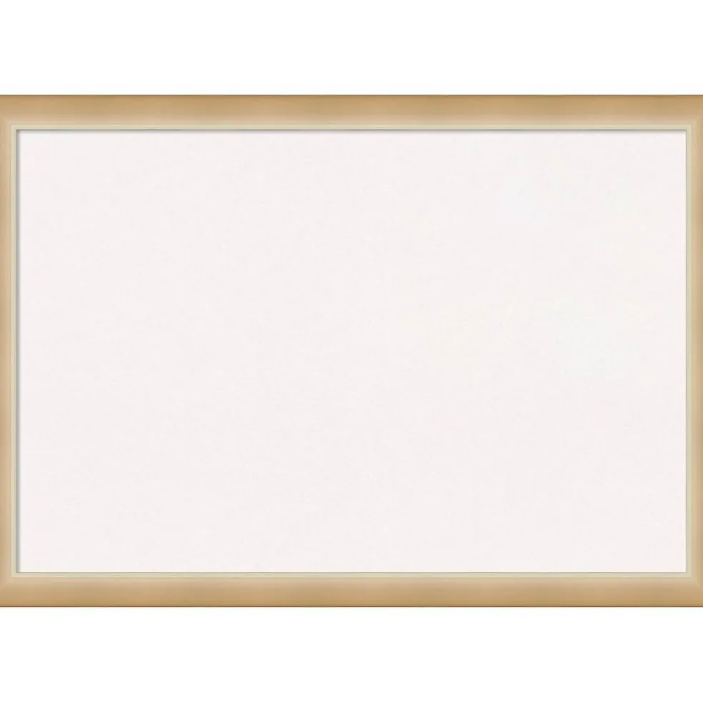 Eva Narrow Framed Corkboard, White Cork