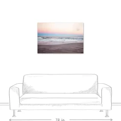 Evening Beach Canvas Wall Art