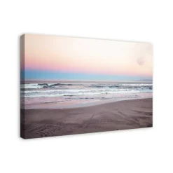 Evening Beach Canvas Wall Art