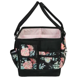 Everything Mary Black & Floral Collapsible Craft Caddy