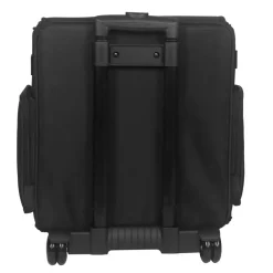 Everything Mary Black Quilted Rolling Scrapbook Storage Tote