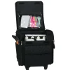Everything Mary Black Quilted Serger Machine Rolling Storage Case