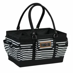 Everything Mary Black & White Stripe Deluxe Store and Tote