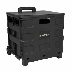 Everything Mary Collapsible Rolling Cart with Lid