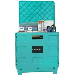 Everything Mary Collapsible Rolling Cart with Lid