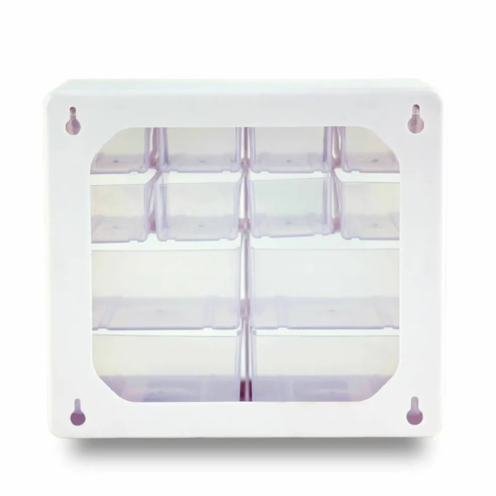 Everything Mary 12-Drawer Plastic Craft Storage Organizer