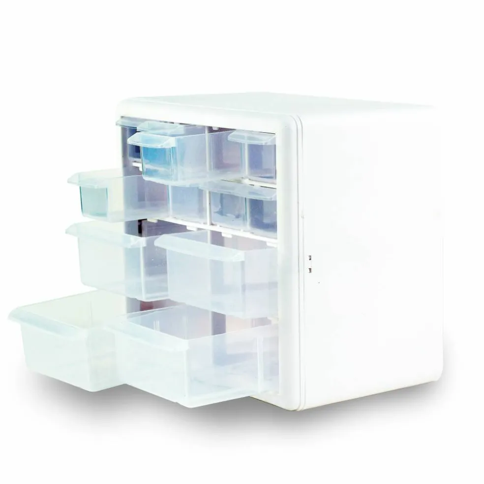 Everything Mary 12-Drawer Plastic Craft Storage Organizer
