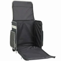 Everything Mary Gray & White Diamond Rolling Scrapbook Travel Case