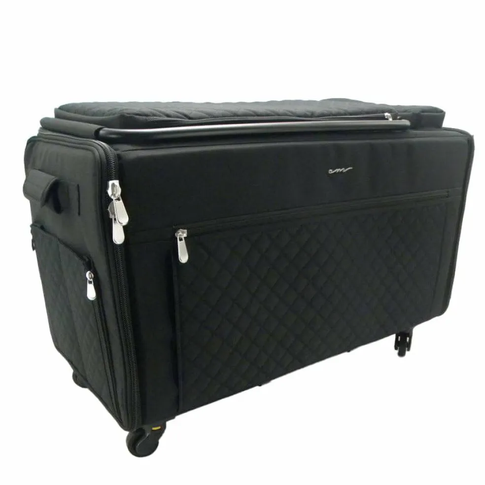 Everything Mary Jumbo Rolling Craft Tote | Large Storage Organizer for Crafters, Sewers, and DIY Projects | Heavy-Duty Rolling Wheels & Spacious Compartments