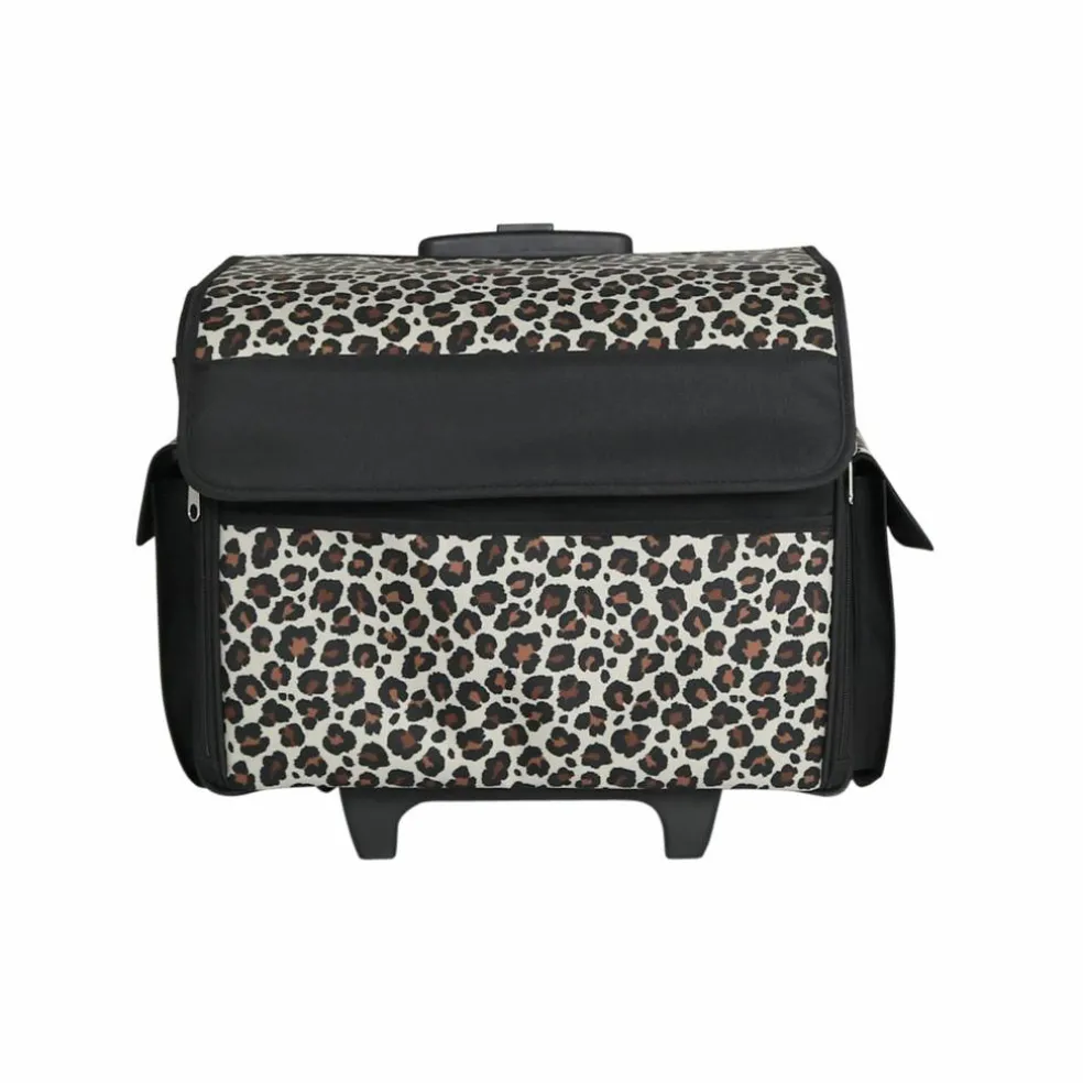 Everything Mary Leopard Sewing Machine Tote
