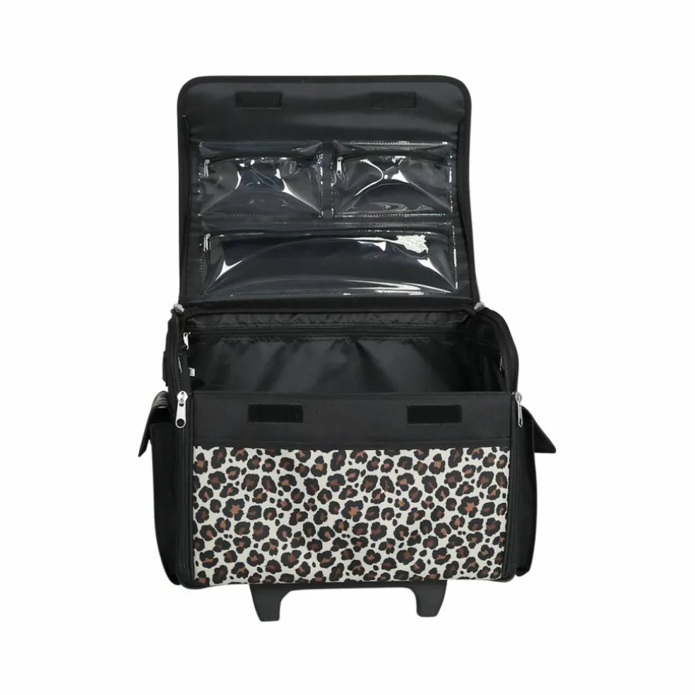 Everything Mary Leopard Sewing Machine Tote