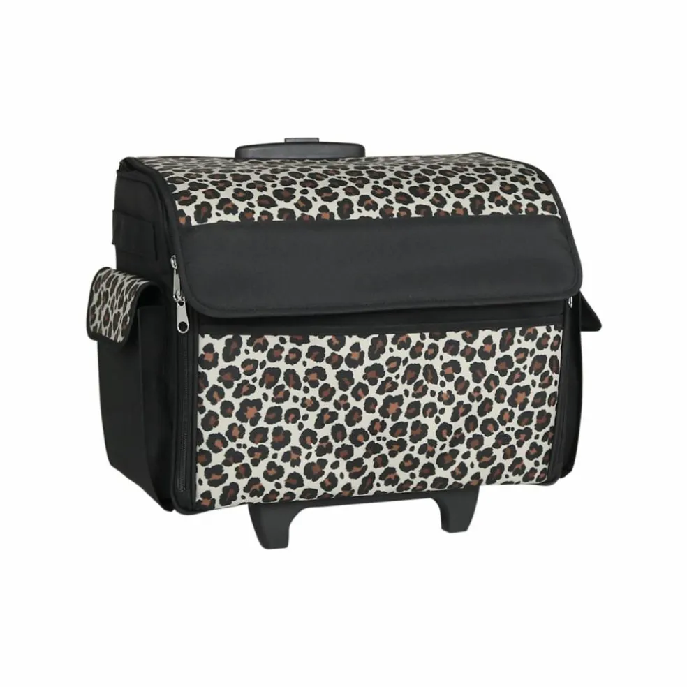 Everything Mary Leopard Sewing Machine Tote