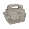 Everything Mary Tan Dots Collapsible Craft Caddy
