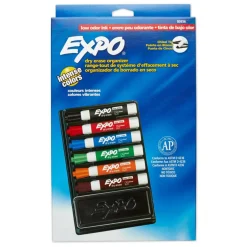 Expo® Erase Marker Set with Organizer and Eraser
