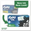 EXPO Fine Bullet Tip Low-Odor Dry-Erase Marker Value Pack - Black (36/Box)