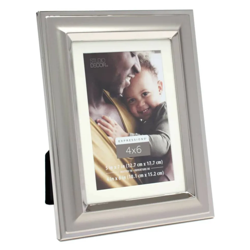 Expressions™ Silver Two Tone Frame with Mat by Studio Décor®