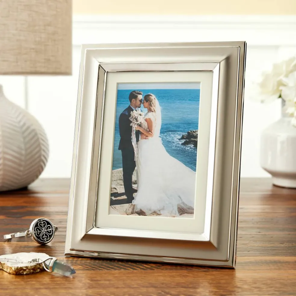 Expressions™ Silver Two Tone Frame with Mat by Studio Décor®