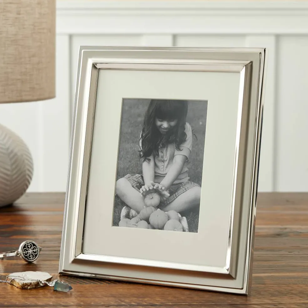 Expressions™ Silver Two Tone Frame with Mat by Studio Décor®