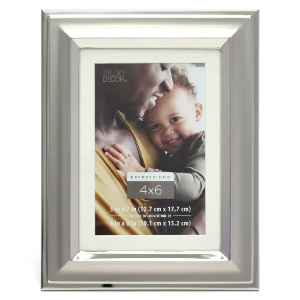 Expressions™ Silver Two Tone Frame with Mat by Studio Décor®