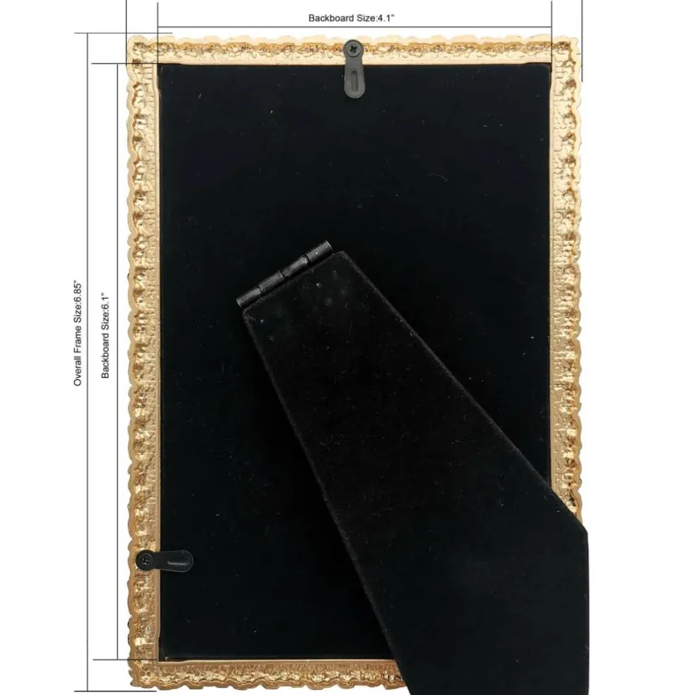 Expressions™ 4" x 6" Antique Gold Ornate Metal Tabletop Frame by Studio Décor®