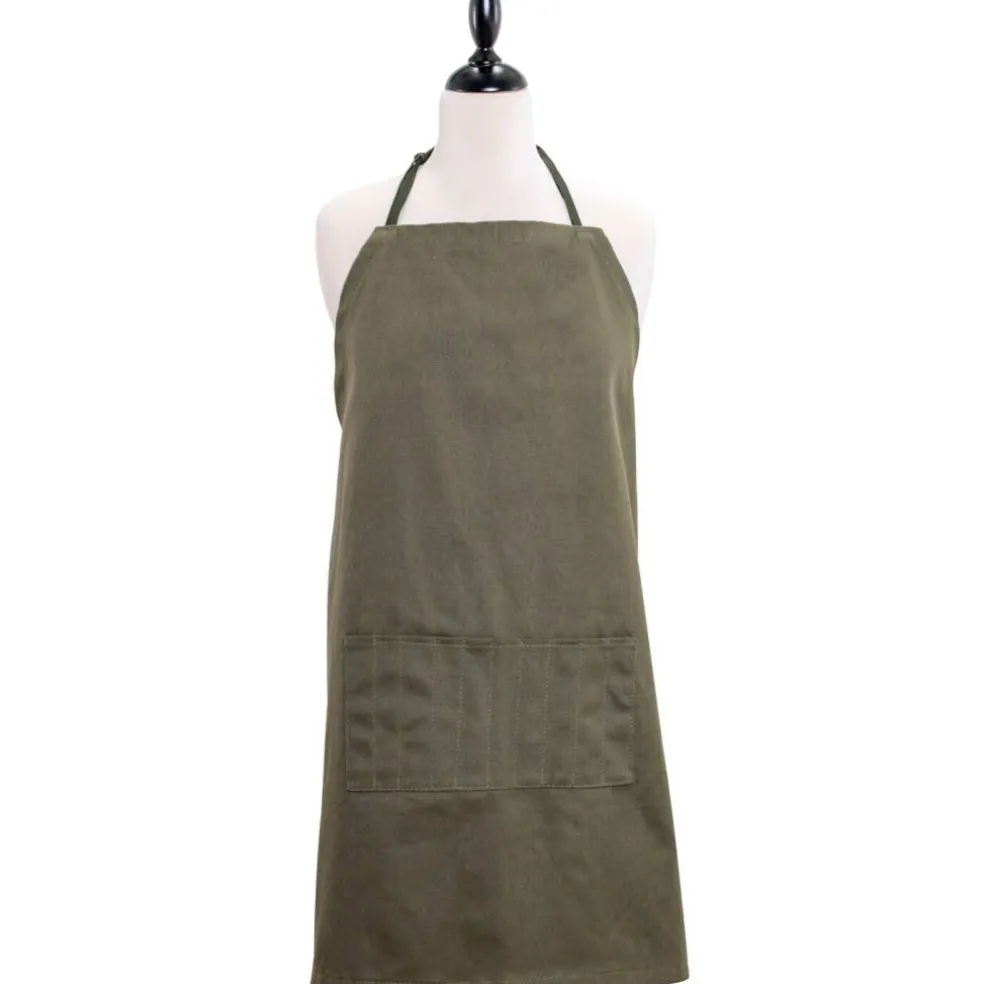 Extra Large Canvas Adjustable Artist Apron (Size: 30" x 25")