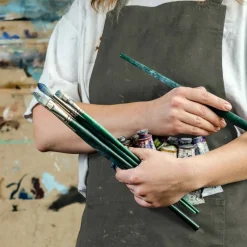 Extra Large Canvas Adjustable Artist Apron (Size: 30