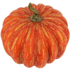 15.5" Extra Large Dark Orange Decorative Pumpkin by Ashland®