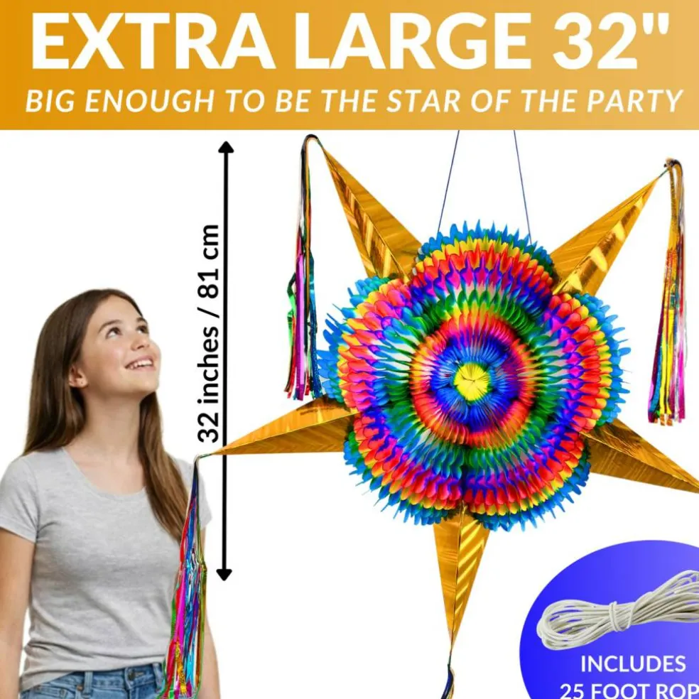 Extra-Large 32" Star Piñata