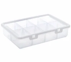 Ezy Storage 8-Compartment Storage Box